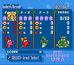 BS Super Mario USA 2nd (English & Music) Screenthot 2